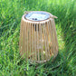 🔥🎁New: 50% OFF🔥🏮 Hand-woven bamboo lantern with solar panel | Patio, garden & camping ✨