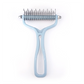 🧶 2-in-1 Deshedding & Dematting Comb – Double-Sided, Slicker & Rake, Reduces Shedding by 90%, Pain-Free Grooming, Ideal for Long & Short Hair 🐕‍🦺💨