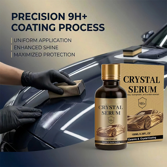 ✨🧽Ceramic Car Coating Kit - Crystal Serum，Professional Shine at Home. UV & Scratch Protection! 💧🔒