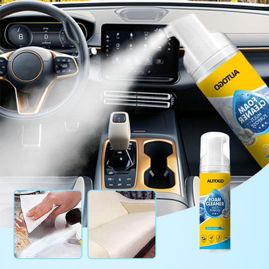 🚗🧴 Powerful Car Foam Cleaner – Multipurpose Interior, Lifts Dirt Instantly, Leaves Fresh Scent. The Ultimate Mess Eraser! ✅💨