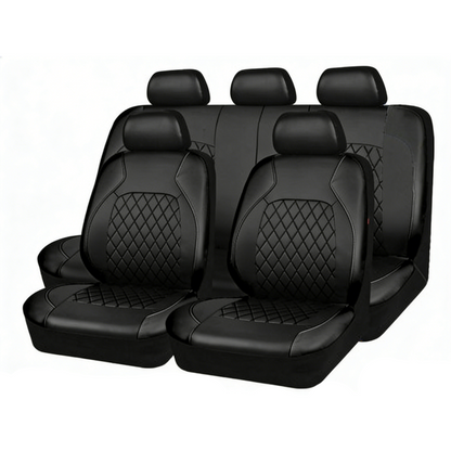 🔥Hot Sale 50% OFF！🔥9-Piece Universal Fit Leather Car Seat Cover Set