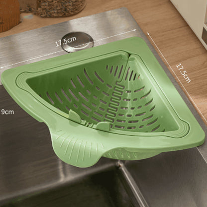 🧲🌀 Magnetic Corner Sink Strainer – Space-Saving, Anti-Slip, Fits Most Sinks. A Simple Fix for Draining & Food Scraps. Upgrade Your Sink Now! ✅🍃