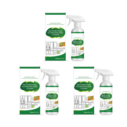 🧴🍽️ Multi-Use Kitchen Appliance Cleaner – Spray, Wipe, Shine. Cuts Grease, No Residue. Safe for Daily Use on All Kitchen Electronics. Your Cleaning Shortcut! 💪✨