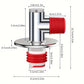 ⏳LAST DAY SALE 50% OFF !!📢Anti-overflow Deodorant Washing Machine Floor Drain Adapter