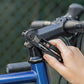 🔧Multi-function Ratchet Tire Lever with Hex Wrench and File Blade，Heavy Duty, Quick Tire Change,A Must-Have for Cyclists, Riders & DIY Mechanics! 💪🚲