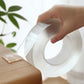 🔁🧲 Clear Double-Sided Tape – Strong & Removable, Heat Resistant, Works on Glass, Plastic & Metal. Perfect for DIY, Craft & Home Decor. No Damage After Removal! 🛠️🏠💙