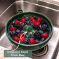 🍓🌀 Berry Swirl Washing & Serving Bowl – 2-In-1 Colander & Bowl, Rinse & Drain Berries, Grapes & Veggies. Perfect For Salad Prep & Fresh Fruit Display! 🥗✨🍇