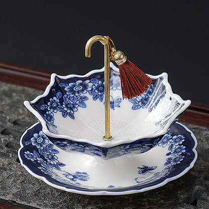 🔥2026 Hot Sale 50% OFF✨⚡ 50K+ SOLD! 🎁Umbrella-Shaped Ceramic Tea Strainer Set  A Whimsical Gift For Tea Lovers! 💝🍵✨