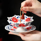 🔥2026 Hot Sale 50% OFF✨⚡ 50K+ SOLD! 🎁Umbrella-Shaped Ceramic Tea Strainer Set  A Whimsical Gift For Tea Lovers! 💝🍵✨
