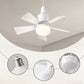 🏆LAST DAY SALE 50% OFF🔥SmartBreez™ 40W LED Ceiling Fan Light – 20.5” Ultra-Quiet with Remote 🎯 | E27 + FREE B22 Adapter 🔌 | For Bedroom 😴, Kitchen 👩‍🍳 & Garage 🛠️ – UK Ready! 🇬🇧