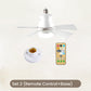 🏆LAST DAY SALE 50% OFF🔥SmartBreez™ 40W LED Ceiling Fan Light – 20.5” Ultra-Quiet with Remote 🎯 | E27 + FREE B22 Adapter 🔌 | For Bedroom 😴, Kitchen 👩‍🍳 & Garage 🛠️ – UK Ready! 🇬🇧