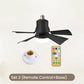 🏆LAST DAY SALE 50% OFF🔥SmartBreez™ 40W LED Ceiling Fan Light – 20.5” Ultra-Quiet with Remote 🎯 | E27 + FREE B22 Adapter 🔌 | For Bedroom 😴, Kitchen 👩‍🍳 & Garage 🛠️ – UK Ready! 🇬🇧