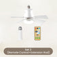 🏆LAST DAY SALE 50% OFF🔥SmartBreez™ 40W LED Ceiling Fan Light – 20.5” Ultra-Quiet with Remote 🎯 | E27 + FREE B22 Adapter 🔌 | For Bedroom 😴, Kitchen 👩‍🍳 & Garage 🛠️ – UK Ready! 🇬🇧