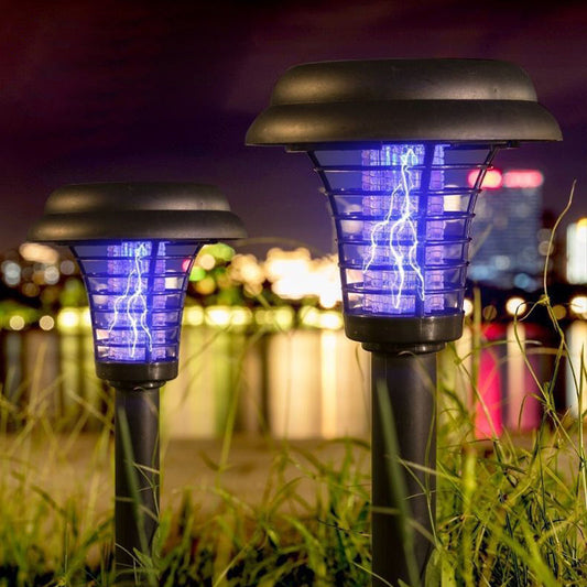✨Limited Summer Sale and 50% OFF🎁Solar Mosquito Zapper Lamp Stake🚫 🦟