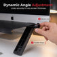 🖥️🔧 No-Drill Adjustable Screen Top Shelf – Clips Onto Monitor/TV, Holds Webcam, Speaker, Action Figures. Saves Desk Space, No Tools Needed! ✨📦💪