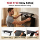 🖥️🔧 No-Drill Adjustable Screen Top Shelf – Clips Onto Monitor/TV, Holds Webcam, Speaker, Action Figures. Saves Desk Space, No Tools Needed! ✨📦💪