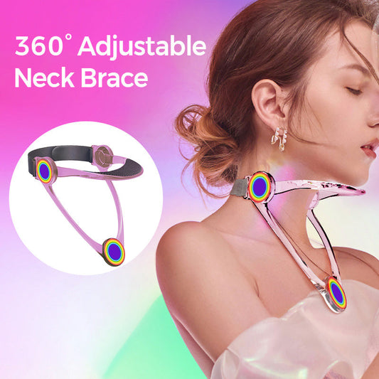 🔥2026 Hot Sale 50% OFF✨⚡ 50K+ SOLD! 🎁360° Adjustable Neck Brace,Say Goodbye To Tech Neck & Forward Head Posture! 🚫😖👋