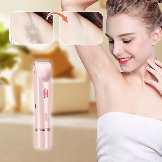 💪🛡️ IPX7 Waterproof Dual-Head Electric Shaver For Women – Hypoallergenic Blades, Cordless, Portable, Gentle On Sensitive Skin. Say Goodbye To Razor Burns! 🔥🪒❌