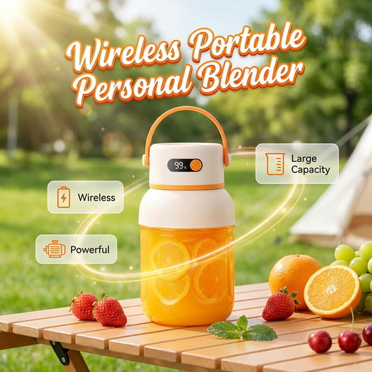 🍍🚀 Portable Personal Blender For Shakes & Smoothies – Lightweight, Cordless, Fast Mixing, Includes Travel Lid. Crushes Ice Easily – Your On‑The‑Go Nutribullet! ❄️🥤🌿