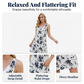 🔥Summer Dress – Cool Just In! Mega Sale70%OFF💥! Floral sleeveless V-neck dress with pockets 👗🌸