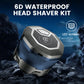 🎁Father's Day Mega Hot Sale 56%OFF⚡6D Waterproof Head Shaver Kit for Bald Men，Magnetic Cleaning, IPX6 Full Washable【 90 Mins Runtime. Zero Pain! ]✨🚿🔒