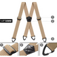 ⏳Time-Limited Special⏰Men's X-Back Suspenders with Hook Clips – Adjustable & Heavy-Duty 7
