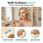 🥳2026 HOT SALE🥳💞50K+ SOLD!⏳✨Portable 3-Layer Hair Shaver with Rotating Cover - Gentle Hair Removal, Compact Design & Smooth Results Anywhere ⚡