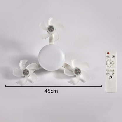 🌀 New ceiling fan light with E27 socket – 2-in-1 quiet LED fan with remote control, energy-efficient combination of cooling and lighting for the home, in the bedroom