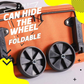 🛒 60% OFF NOW! 🧺 2-in-1 Foldable Shopping Cart – Sturdy frame, compact fold & large capacity – Perfect for grocery runs & weekend markets 📦