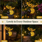 🔥Last day Only ￡10.99!✨🐝Solar-Powered Hanging Bee Light