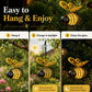 🔥Last day Only ￡10.99!✨🐝Solar-Powered Hanging Bee Light
