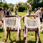 🔥2026 New Arrival 50% OFF! ☀️"Just Married" Lace Wedding Chair Signs