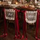 🔥2026 New Arrival 50% OFF! ☀️"Just Married" Lace Wedding Chair Signs