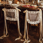 🔥2026 New Arrival 50% OFF! ☀️"Just Married" Lace Wedding Chair Signs
