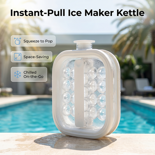 🔥2026 Hot Sale 50% OFF✨⚡ 50K+ SOLD! 🎁Portable Silicone Ice Ball Maker Kettle