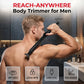 🪒💪 Reach-Anywhere Body Trimmer – Extendable handle, precision heads. Trim back, chest & legs yourself – no help needed! 🧔✨