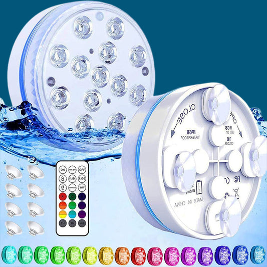 💥LAST DAY SALE 60% OFF !!📢Submersible LED Pool Lights (RF Remote Control )