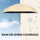 Only ￡11.99💴 Limited Stock⏰！☂️💊 Dual-Purpose Portable Capsule Umbrella – Sun & Rain Guard, Ultra-Compact, Fits In Bag/Pocket. Perfect For Travel, Commute & Emergency! 🌦️🎒✨