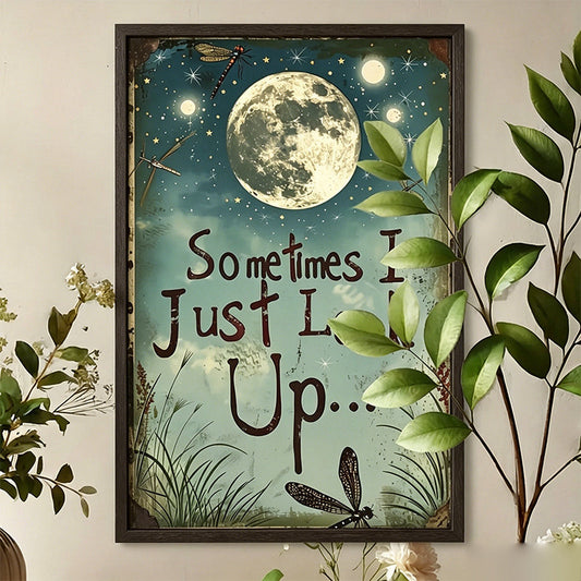 ⏳ Limited time 75% off! 💥Retro Moon and Dragonfly Wooden Wall Art Decor