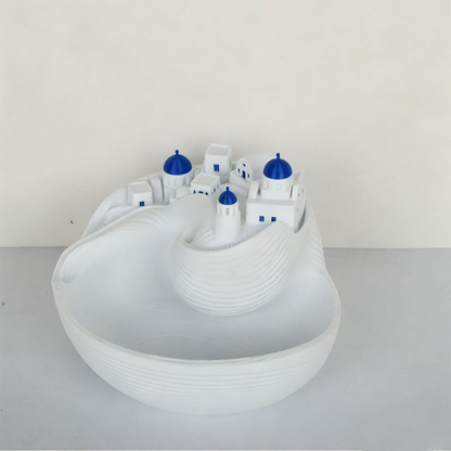 🔥2026 Hot Sale 70% OFF✨⚡ 50K+ SOLD! 🎁Blue and White Ocean Theme Key Holder Tray Ceramic Home Decor