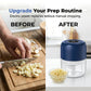 ⏳LAST DAY SALE 50% OFF !!📢Wireless Electric Garlic Chopper⚡Mini Size, Big Power, Easy To Clean⚡