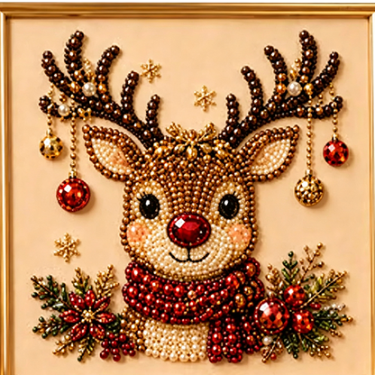 ⏳Last Day Sale Only ￡6.99!!🎁💎DIY Christmas Pearl Diamond Art Kit🎨Relaxing & Beginner-Friendly🧘