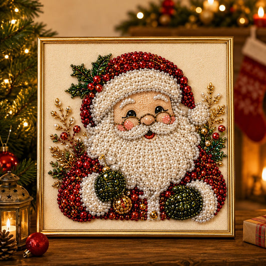 🎄Christmas Pre Sale ￡7.99!!⚡50K+ SOLD!🎅🧘Relaxing & Beginner-Friendly - 🎨💎DIY Christmas Pearl Art Kit
