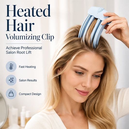 🎉65% OFF💇Wireless Heated Volumizing Root Lift Clip, Portable Travel Hair Styling Tool for Flat Fine Hair