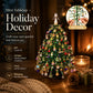 ⏳💥Final 3 hours-￡7.99!!  🔥 Elegant Beaded Mini Christmas Tree – Collector's Holiday Decor Set, Tabletop 🎄