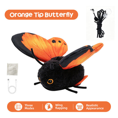 🐱 LIMITED-TIME 50% OFF! Smart Sensing Automatic Flapping Butterfly Cat Toy, Interactive Electric Pet Play Toy
