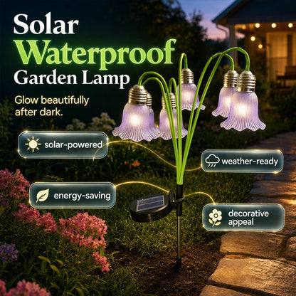 🏆Surprise Price: Only £15.99!!!🌷Solar Flower Lights Outdoor Garden Decorations