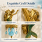 ⏳LAST DAY SALE ONLY ￡19.99!!🌊Antique Gold Coastal Mermaid Wall Light 🧜‍♀️✨  Hand-Painted Vintage Sconce for Indoors & Covered Outdoor Spaces 🏡🌊
