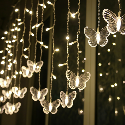 ⏳LAST DAY SALE 50% OFF !!📢LED Butterfly Curtain String Lights
