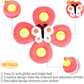 ⚡ On sale today only ￡9.99！! 🧸 Suction cup spinners for fun and play
